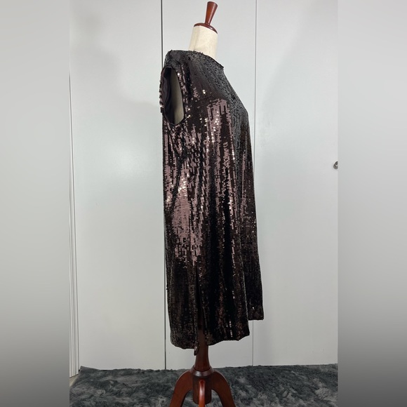 Anthropologie Maeve Sequined Midi Dress in Petite Medium - Picture 4 of 12